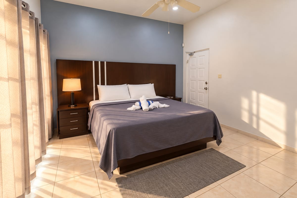Cap Estate villa king bedroom, Saint Lucia, Paris Villas