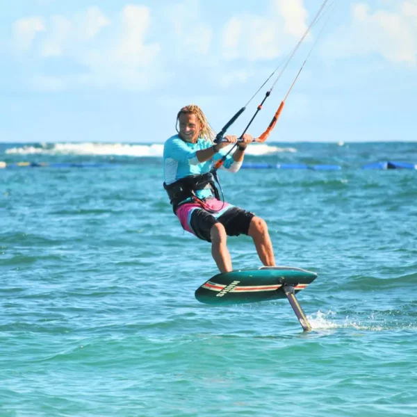 Kiteboarding or Surfing